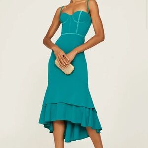 Katie May Loren Corset Midi Dress